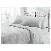 tesco Shadow Print Duvet Set Double, Natural