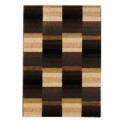 Shaggy Block Squares Grey & Black 120x170cm