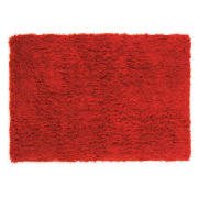 Tesco Shaggy Rug, Red 90x150cm