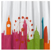 Tesco Shower Curtains - Skyline