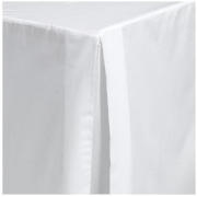 tesco Single Valance Sheet, White