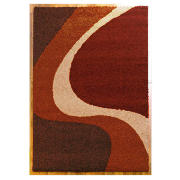tesco Single Wave Rug 120x170cm Cinnamon