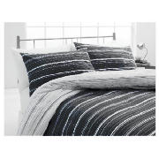 Sketch Single Duvet Set, Black & White