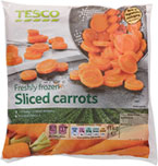 Tesco Sliced Carrots (1Kg)