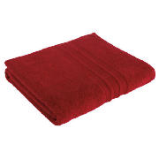 Tesco Soft Bath Sheet, Red
