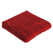 tesco Soft Hand Towel, Red