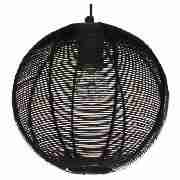 Tesco Sphere Black metallic wire pendant