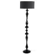 Spindle Floor Lamp, Black