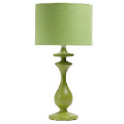 Tesco Spindle Table Lamp, Lime