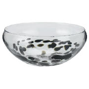 Tesco Spots Bowl Black