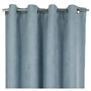 Tesco Standard Tesco Faux Suede Unlined Eyelet Curtains- Duck
