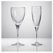 TESCO STD SILHOUETTE WINE GLASSES 4PK