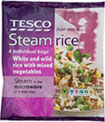 Tesco Steam Rice with Mixed Vegetable (4x150g)