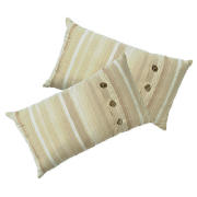 tesco Stripe Oblong Cushion Natural, Clara,