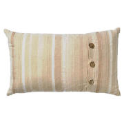 Tesco Stripe Oblong Cushion Natural, Una