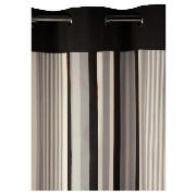 Stripe Print Unlined eyelet Curtains