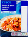 Tesco Sweet and Sour Chicken with Rice (400g) On
