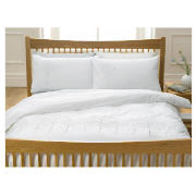 Tesco Sycamore Embroidered Duvet Set Double, White