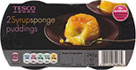 Tesco Syrup Sponge Pudding (2x130g) On Offer