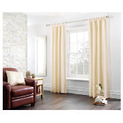 Tesco Taffetta Lined Curtains tab top 55x72 Ivory