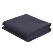 Tesco Twin Pack Pillowcase, Black