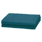 Twin Pack Pillowcase, Teal