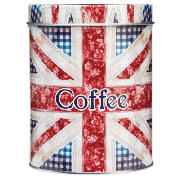 Union Jack coffee canister