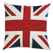 Tesco union jack cushion 30x40 blue and red