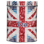 Tesco Union Jack tea canister