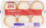Tesco Value Apple Pies (6)