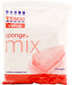 Tesco Value Sponge Mix (227g)
