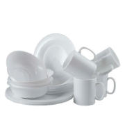 Tesco value white 16 piece dinner set