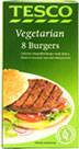 Tesco Vegetarian Burgers (8 per pack - 454g) On