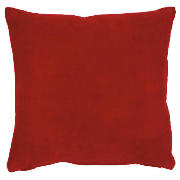 Tesco Velvet Cushion, Red