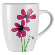 Tesco Watercolour Poppy Mug