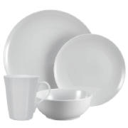 Tesco white porcelain 16pce set