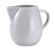 white porcelain cream jug