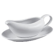 tesco white porcelain gravy bowl