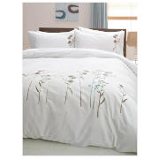 Wild Flowers Embroidered Duvet Set Double,