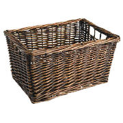 Tesco Willow shelf basket dark natural