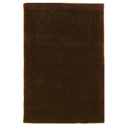 Tesco Wool Rug, Chocolate 100X150cm