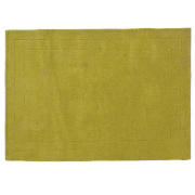 Tesco Wool Rug, Green 100X150cm