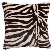 zebra cushion choc