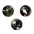 Pack Of 3 Button Badges