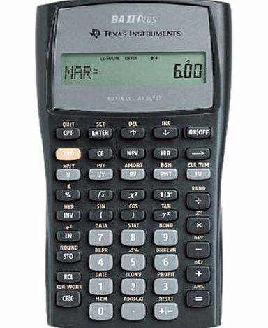 Texas Instruments  Financial Calculator TI-BA II Plus VE=1