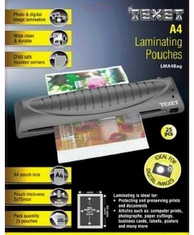 Texet A4 Laminating Pouches