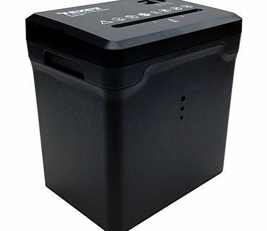 Texet  A4 ELECTRIC DESKTOP PAPER SHREDDER CROSS CUT SHREDDING CARDS DOCUMENTS BIN CC3L-DT