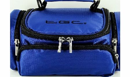 New TGC � Full Dreamy Blue Deluxe Shoulder Carry Case Bag for the Panasonic HC-X900 Camcorder amp; Accessories - Cables - Charger - Batteries - Memory Card - Etc.