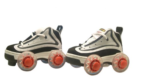 TGG Quad Boot Roller Skates (Black) - Size 1