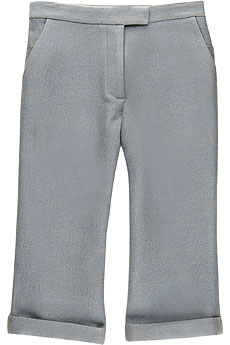Thakoon Cropped wide-leg wool pants